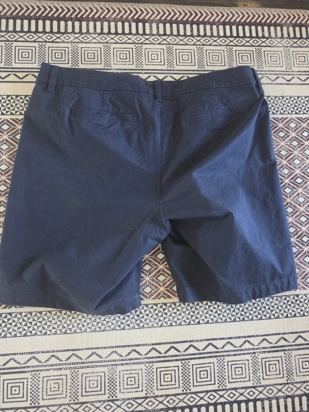 Womens J. Crew 9" Navy Chino Shorts - Picture 3 of 5